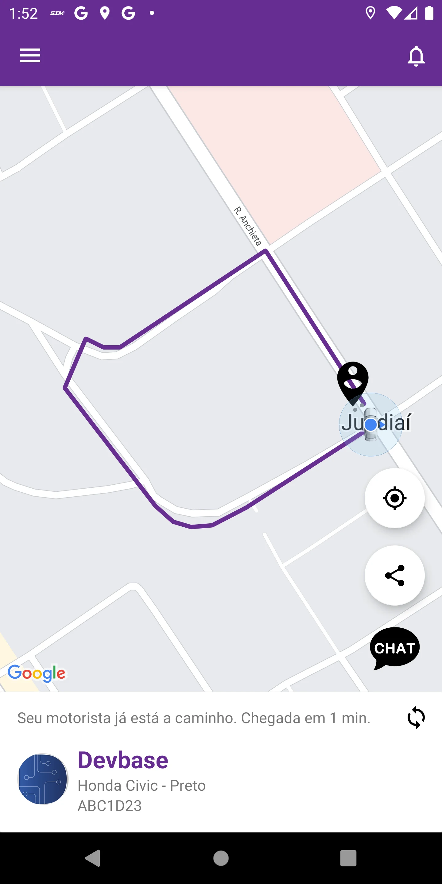 SIM! APP screenshot